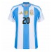 Argentina Alexis Mac Allister #20 Hjemmedrakt Copa America 2024 Korte ermer