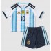 Argentina Lionel Messi #10 Hjemmedraktsett Barn VM 2026 Korte ermer (+ Korte bukser)