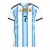 Argentina Rodrigo De Paul #7 Hjemmedrakt Dame VM 2026 Korte ermer