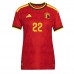 Belgia Alexis Saelemaekers #22 Hjemmedrakt Dame VM 2026 Korte ermer