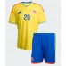 Colombia Juan Fernando Quintero #20 Hjemmedraktsett Barn VM 2026 Korte ermer (+ Korte bukser) Colombia Juan Fernando Quintero #20 Hjemmedraktsett Barn VM 2026 Korte ermer (+ Korte bukser)