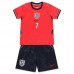 England Bukayo Saka #7 Bortedraktsett Barn VM 2026 Korte ermer (+ Korte bukser) England Bukayo Saka #7 Bortedraktsett Barn VM 2026 Korte ermer (+ Korte bukser)