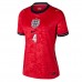 England Declan Rice #4 Bortedrakt Dame VM 2026 Korte ermer