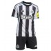 Newcastle United Sven Botman #4 Hjemmedraktsett Barn 2025-26 Korte ermer (+ Korte bukser)