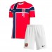 Norge Erling Haaland #9 Hjemmedraktsett Barn VM 2026 Korte ermer (+ Korte bukser)