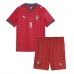 Portugal Bruno Fernandes #8 Hjemmedraktsett Barn VM 2026 Korte ermer (+ Korte bukser)