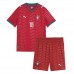 Portugal Pedro Neto #18 Hjemmedraktsett Barn VM 2026 Korte ermer (+ Korte bukser)