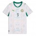 Senegal Idrissa Gueye #5 Hjemmedrakt Dame VM 2026 Korte ermer Senegal Idrissa Gueye #5 Hjemmedrakt Dame VM 2026 Korte ermer