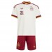 Spania Mikel Oyarzabal #21 Bortedraktsett Barn VM 2026 Korte ermer (+ Korte bukser)