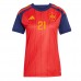 Spania Mikel Oyarzabal #21 Hjemmedrakt Dame VM 2026 Korte ermer