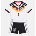 Tyskland Jonathan Tah #4 Hjemmedraktsett Barn VM 2026 Korte ermer (+ Korte bukser)